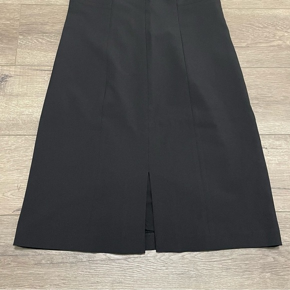 Banana Republic BASIC KNEE LENGTH SHEATH DRESS Black Sleeveless Sz 4 Petite NWT - Picture 9 of 9